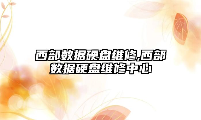 西部數據硬盤維修,西部數據硬盤維修中心