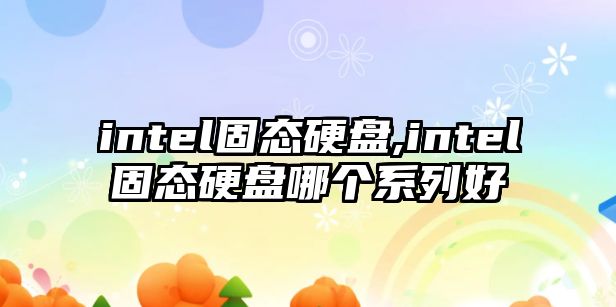 intel固態硬盤,intel固態硬盤哪個系列好