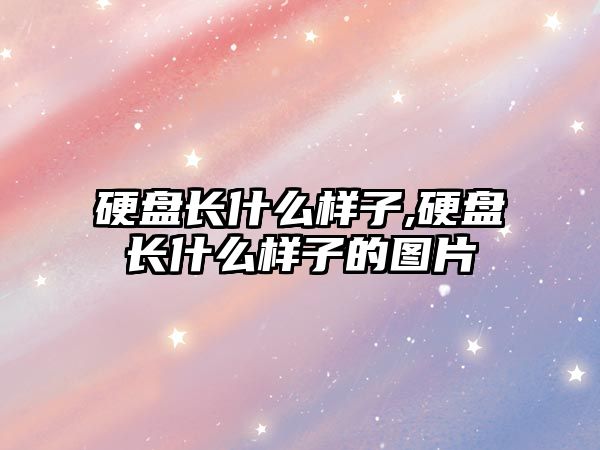 硬盤長什么樣子,硬盤長什么樣子的圖片